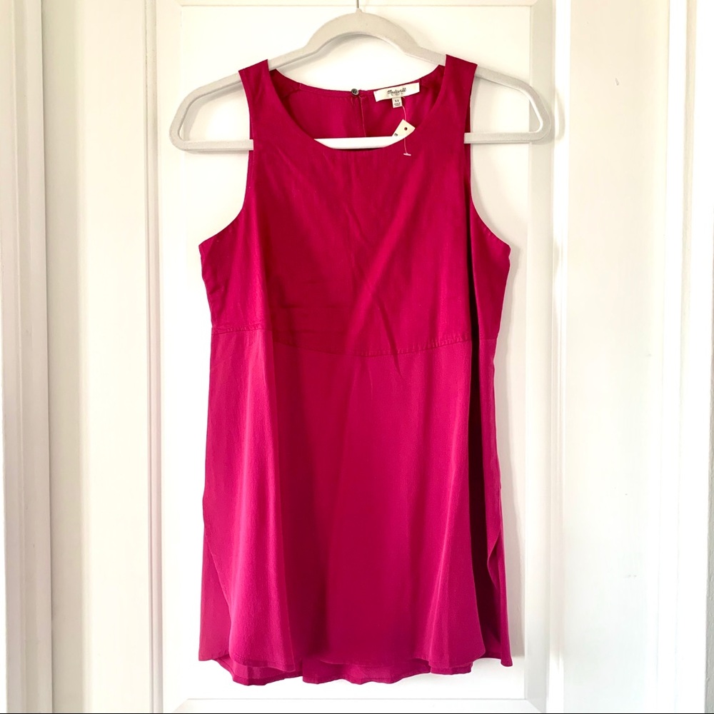 Madewell silk flowy top
